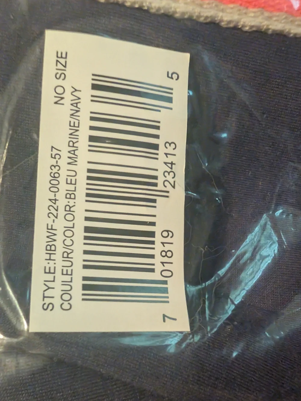 NWT Wildfox Navy Duffle Bag with Rainbow Straps - Picture 8 of 8